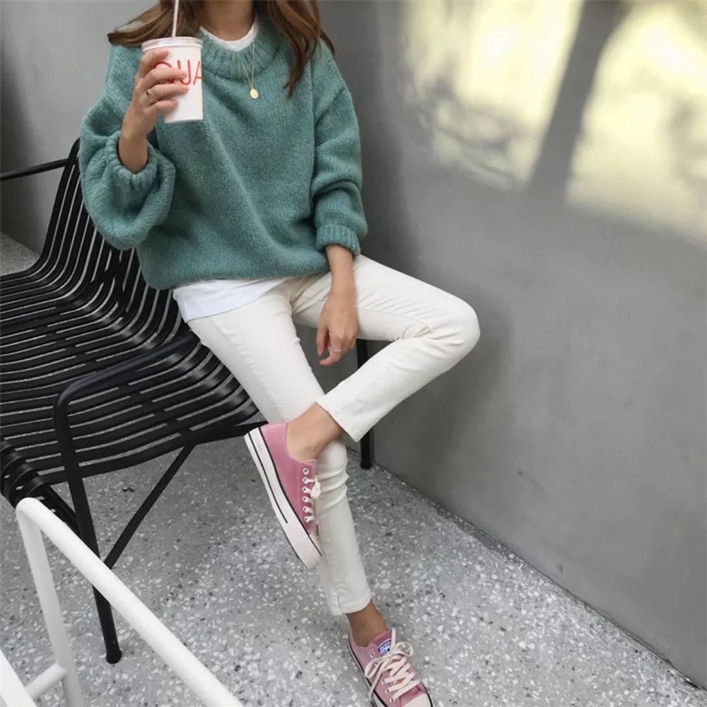 NWT oversized green sweater - Picture 3 of 5